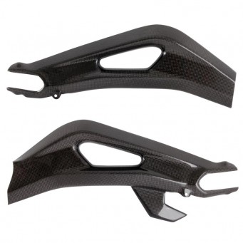 Swingarm guard with chain guard Carbon Street Triple 765 2017-2024