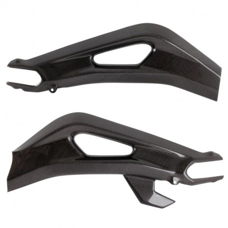 Swingarm guard with chain guard Carbon Street Triple 765 2017-2024