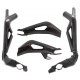Protections de cadre et bras oscillant avec protection de chaine carbone Street Triple 765 2017-2025