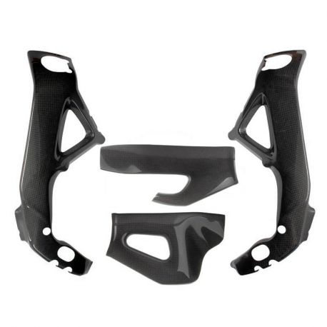 Protections de cadre et bras oscillant carbone RSV4 1100 Factory 2021-2023, Tuono V4 2021-2023