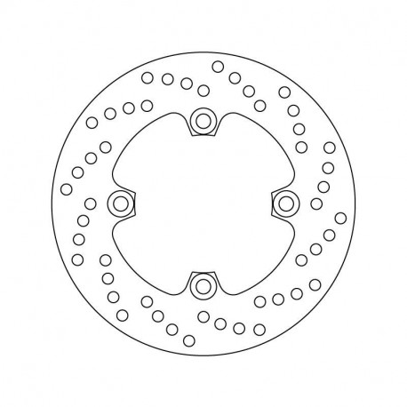 Disque de frein arrière fixe Série Oro 220 mm BREMBO KAWASAKI