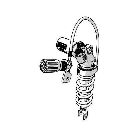 Amortisseur arrière OHLINS TTX GP ZX6R 2009-2024, ZX6R 636 2013-2024