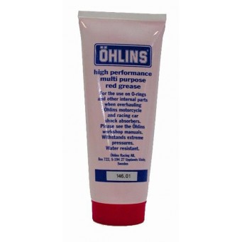 Graisse rouge OHLINS pour amortisseurs de route 100 G