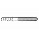 Extracteur de tige de piston M8 OHLINS pour le montage du kit cartouches