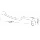Levier d'embrayage fixe route aluminium pivot 30 mm DOMINO