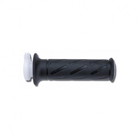 Barillet de gaz DOMINO avec revêtement de guidon surmoulée APRILIA, CAGIVA, DERBI, MOTO GUZZI, SUZUKI