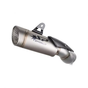 Spark KONIX EVO Schalldämpfer mit Verbindungsrohr für seitliche Montage