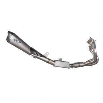 Spark Exhaust EURO5 Auspuffanlage mit KONIX EVO Endschalldämpfer Street Triple 765/R/RS/Moto2 edition 2023-