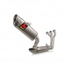 Akrapovic approved stainless steel exhaust system with ECE for Yamaha R9 2025-
