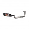 Ligne d'échappement racing inox/titane Akrapovic Tracer 900/GT 2021-2024