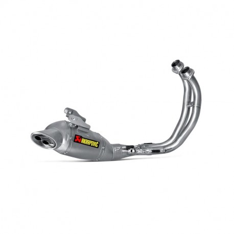 Akrapovic Rennsport-Auspuffanlage aus Edelstahl/Titan MT-07 2014-2016