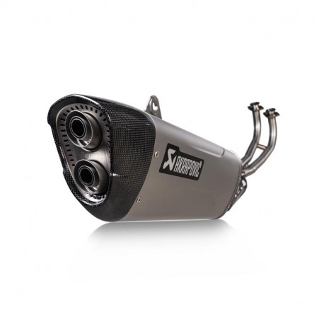 Akrapovic Komplette Edelstahl-/Titan-Rennauspuffanlage T-MAX 560 2020-2024
