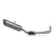 Akrapovic stainless steel exhaust system with ECE for Yamaha T-MAX 560 2020-2024 