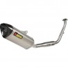 Akrapovic stainless steel/titanium racing exhaust system MT-125 2021-2025 | YZF-R125 2019-2025 