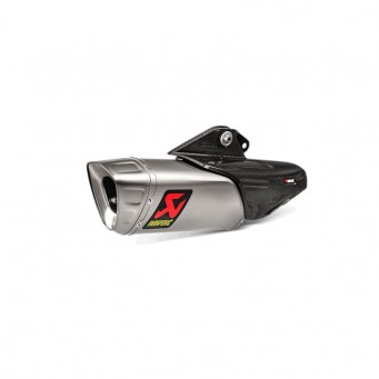 Akrapovic Anpassbarer Schalldämpfer SLIP-ON Mono-Schalldämpfer aus Titan von für R1 2015-2024