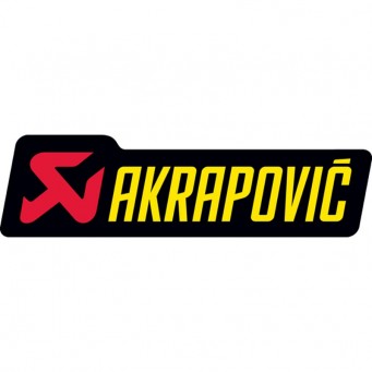 Sticker de pot autocollant logo Akrapovic 90x27 mm