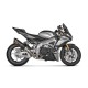 Demi-ligne racing titane/carbone Akrapovic RSV4 1100, TUONO V4 1100 2021-2024