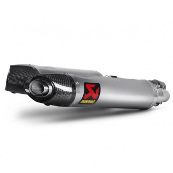 Akrapovic Doppel-Schalldämpfer aus Titan/Carbon SL750 Shiver/GT 2007-2016