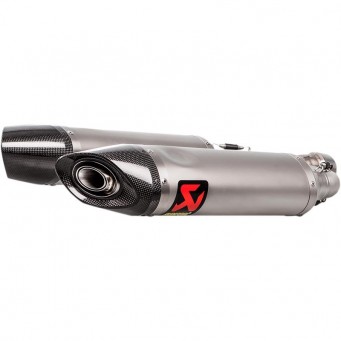 Akrapovic Doppel-Schalldämpfer aus Titan/Carbon Shiver 900 2017-2020