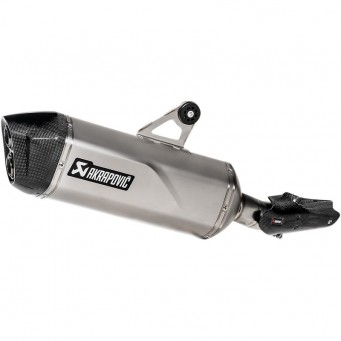 Akrapovic Schwarzer Titan-Schalldämpfer, Slip-On passend für R1250GS/Adventure 2019-2024