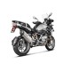Akrapovic Schwarzer Titan-Schalldämpfer, Slip-On passend für R1250GS/Adventure 2019-2024