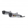 Akrapovic Doppel-Schalldämpfer aus Titan/Carbon K1600GT/GTL 2011-2023