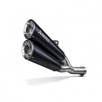 Akrapovic Doppel-Schalldämpfer aus Edelstahl Scrambler 800/Urban Motard/Nightshift/Icon/Icon Dark/Desert Sled 2021-2022