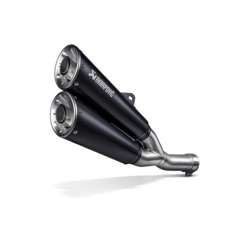 Akrapovic Doppel-Schalldämpfer aus Edelstahl Scrambler 800/Urban Motard/Nightshift/Icon/Icon Dark/Desert Sled 2021-2022