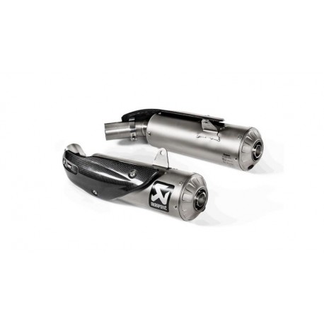 Akrapovic exhaust slip-on Ducati Scrambler 1100 2018-2024