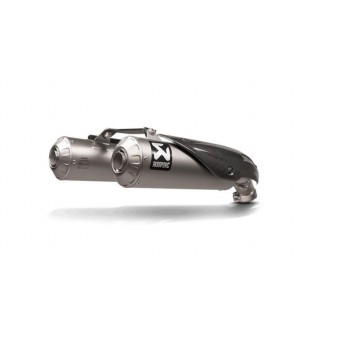 Akrapovic Doppel-Titan-Schalldämpfer Scrambler 1100 2021-2024