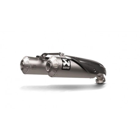 Akrapovic exhaust slip-on with ECE Ducati Scrambler 1100 2021-2024