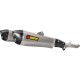 Double silencieux AKRAPOVIC titane/carbone ZZR1400, ZX14R 2012-2020