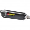 Silencieux AKRAPOVIC carbone SV650 2016-2024, SV650X 2018-2024