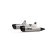 Double silencieux titane Akrapovic Bonneville T100/T120 2017-2020