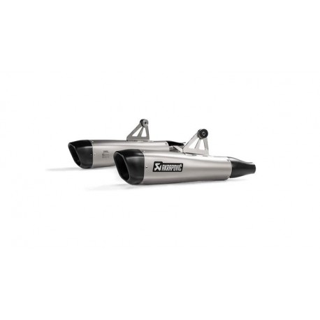 Double silencieux titane Akrapovic Bonneville T100/T120 2017-2020