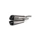 Akrapovic dual titanium silencer Scrambler 1200 2019-2020
