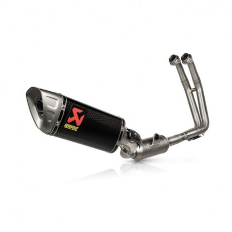 Akrapovic stainless steel exhaust system for Suzuki GSX-8S / GSX-8R / GSX-8T / TT 2025