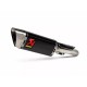 Silencieux carbone adaptable SLIP-ON mono silencieux Akrapovic pour CBR1000RR 2024-2025