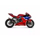 Silencieux carbone adaptable SLIP-ON mono silencieux Akrapovic pour CBR1000RR 2024-2025