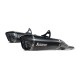Silencieux adaptables Akrapovic Slip-On line titane noir homologué Euro5 Suzuki GSX1300R Hayabusa 2021-