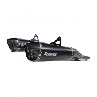 Silencieux adaptables SLIP-ON line titane noir Akrapovic GSX1300R Hayabusa 2025