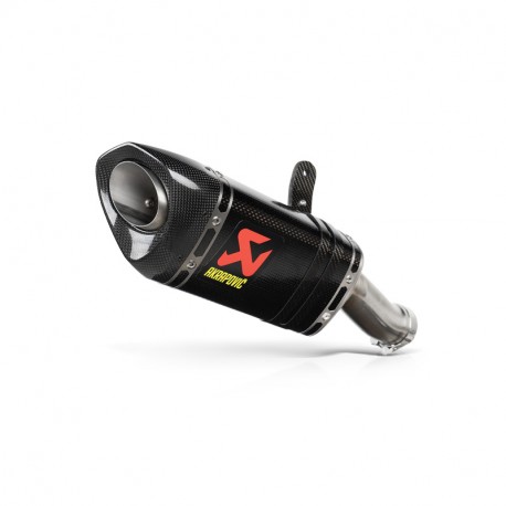 Akrapovic Anpassbarer SLIP-ON-Einzeldämpfer aus Carbon 450SR/450NK 2023-2024