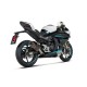 Silencieux carbone adaptable SLIP-ON mono silencieux Akrapovic 450SR/450NK 2023-2024