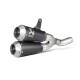 Silencieux titane noir Akrapovic Monster 797, Scrambler 800/1100 2017-2020