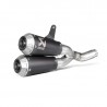 Silencieux titane noir Akrapovic Monster 797, Scrambler 800/1100 2017-2020