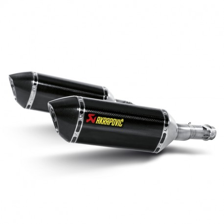 Akrapovic exhaust slip-on with ECE Kawasaki Z1000/Z1000SX 2010-2013