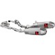 Double ligne d'échappement évolution titane Akrapovic CRF250R 2018-2021