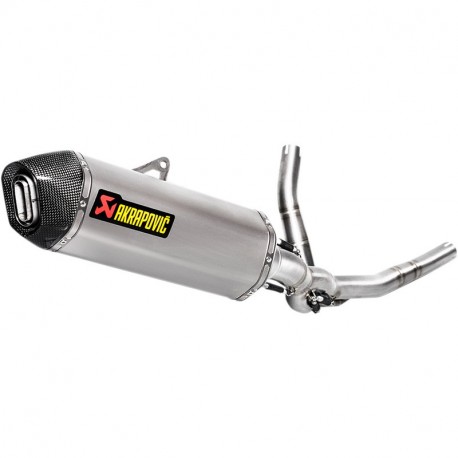 Akrapovic Auspuff Komplettanlage Edelstahl Suzuki VSTORM 650 2017-2024