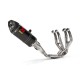 Ligne d'échappement racing inox/carbone Akrapovic ZX6R 636 2023-2025