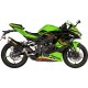 Akrapovic exhaust slip-on with ECE Kawasaki ZX-4R | ZX-4RR 2024